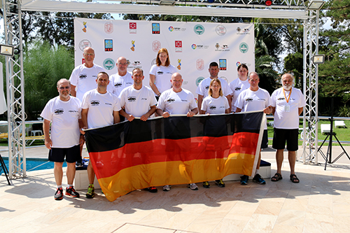 Deutsches Castingsport-WM-Team bei der Eröffnung