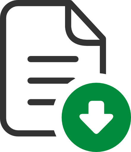 file download import color icon grün